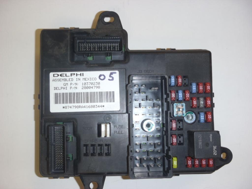 0513 Corvette C6 Body Control Module BCM 10370230 Contemporary Corvette